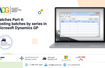 Batches Part 4 Posting batches by series in Microsoft Dynamics GP