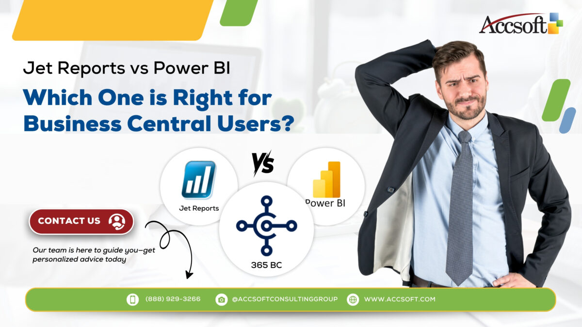 Comparing Jet Reports and Power BI for Business Central Users: Which One is Right for You?